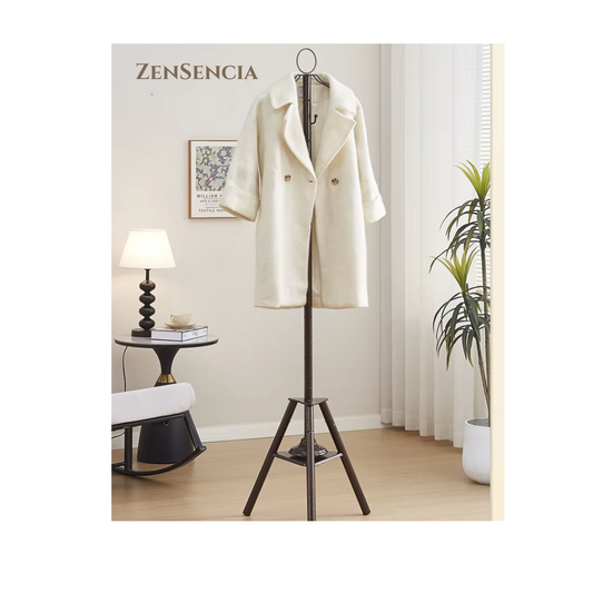Portant Encensé Élégance – Porte-Manteau Raffiné & Diffuseur de Parfum Naturel